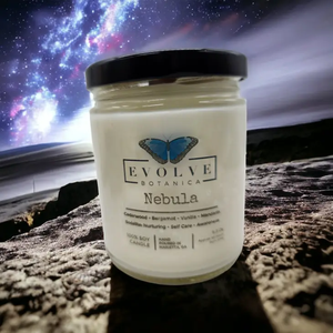 Wood Wick Gemstone Soy Candle - Nebula (Sodalite)-3