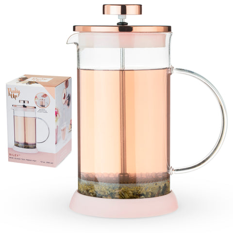 Riley™ Mini Glass Tea Press Pot by Pinky Up®